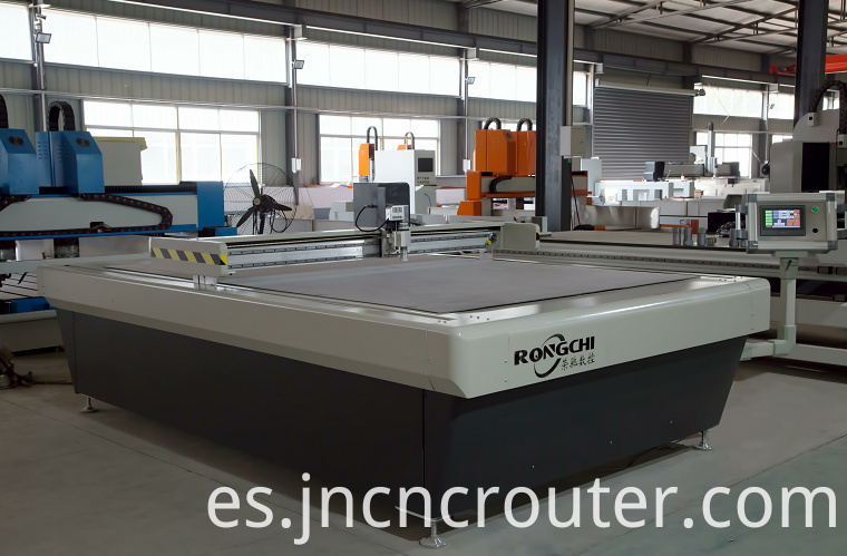 Máquina de corte de cuero con cuchilla oscilante cnc router cnc router oscillating knife leather cutting machine
